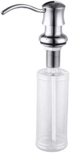 Soap Dispenser for Kitchen Sink Stainless Steel,Built in Design for CounterTop with Large Liquid Soap Bottle 9.4OZ High Capacity Soap dispensers