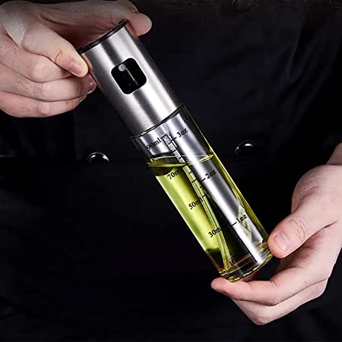 Finece Oil Sprayer For Cooking, 100Ml Olive Oil Sprayer Mister For Air Fryers, Oil Spray Bottle, Vinegar Soy Sauce Dispenser, Oil Mister With Stainless Steel Cap, For Baking Roasting Frying Use #TOP3