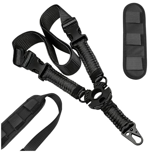 PAUENTPA Two Point and Traditional Sling for Outdoor Black