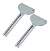 LIXBD Dispensador de pasta de dientes exprimidor de tubo para accesorios de baño de pasta de dientes 2 piezas