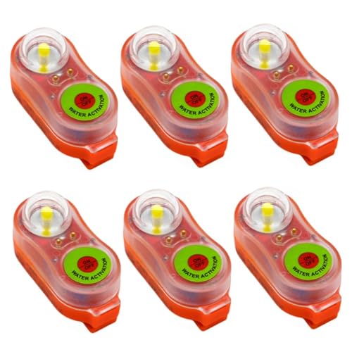 Lumières stroboscopiques d'urgence activées par l'eau pour sécurité en gilet sauvetage