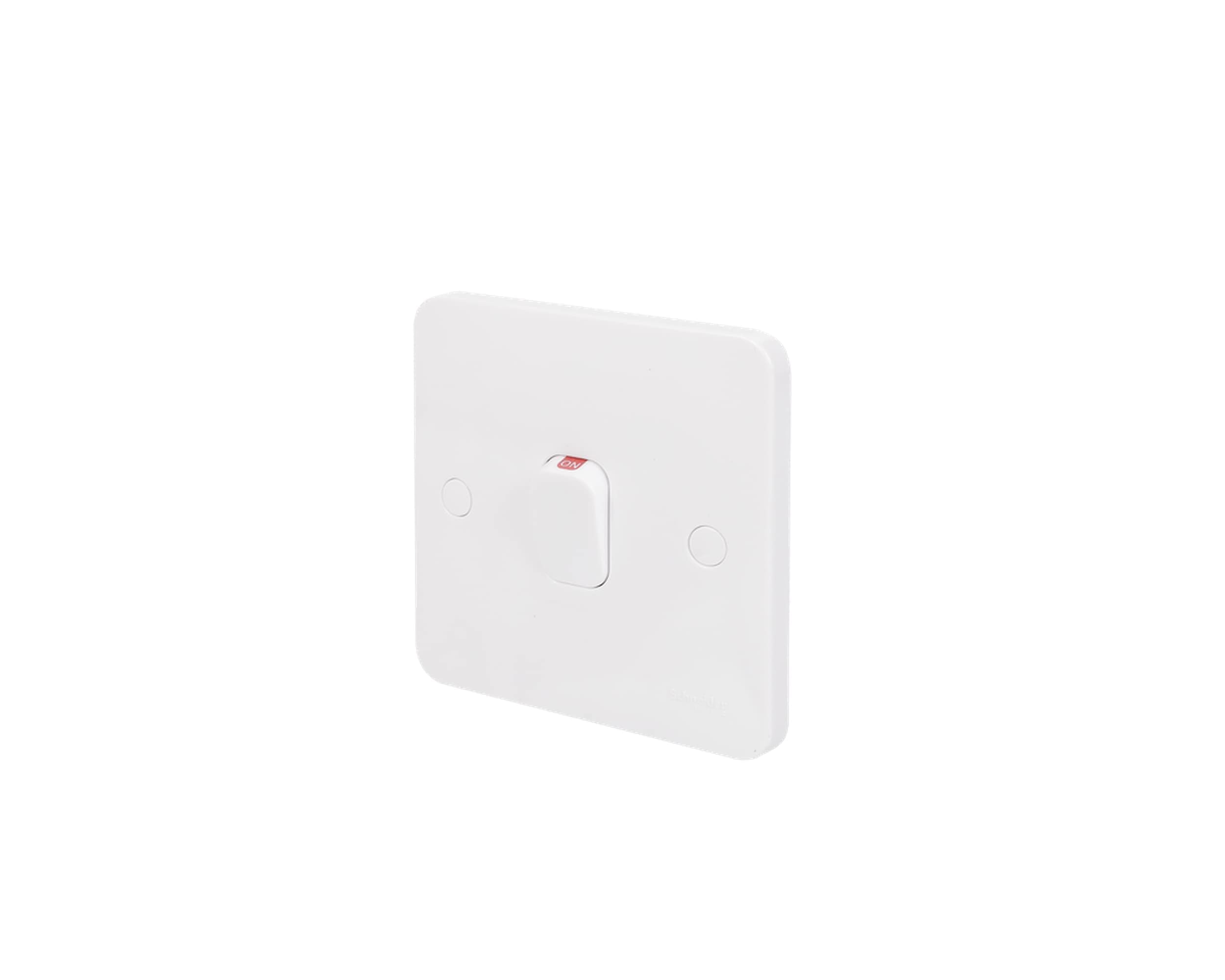Lisse, 1 Gang, switch with flex outlet, Lisse - 2-pole switch with flex outlet and indicator lamp -1 gang - 20AX -white, GGBL2011S