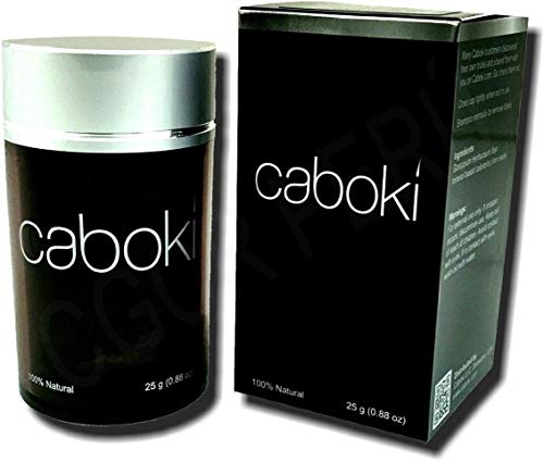Rayon Caboki Hair building fiber is absolutely natural & unnoticeable Black 25gm