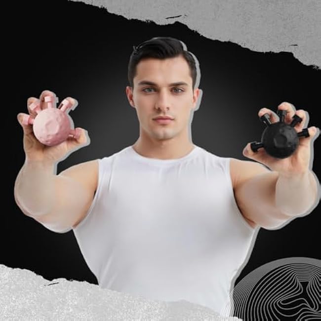 Finger Grip Strengthener, 2025 New Hand Grip Strengthener Finger Exerciser, Finger Exerciser Gripper Tool, Finger Exerciser Gripper, Adjustable Hand Grip Strengthener