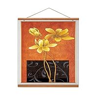 Moderna cornice magnetica in legno fai da te per manifesti, stampe, foto, decorazioni per la casa in tessuto Dipinto Decorazione Elegante della Parete (21cm