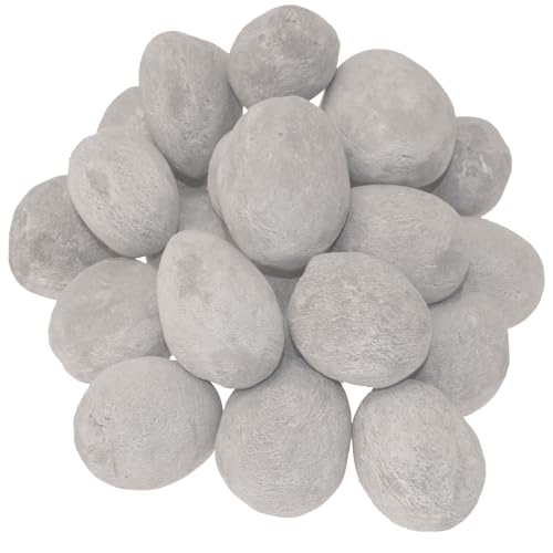 24 piezas de piedras de cerámica, quemador de bioetanol de gel gr...