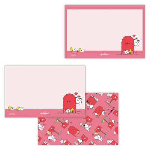 Image of Hallmark Snoopy Mini Message Card Set POST 849122