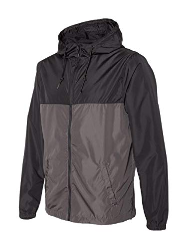 Independent Trading Co. Lightweight Windbreaker Charcoal XL