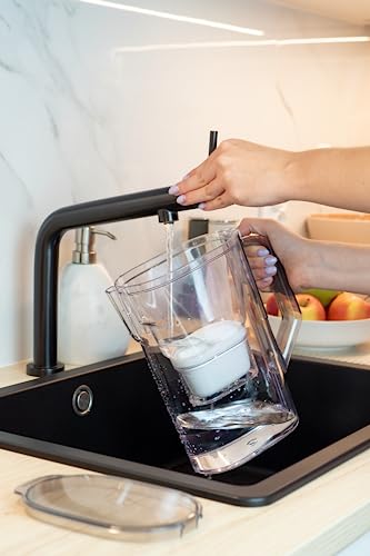 Wessper Wasserfilter Kartuschen Satz mit 12 Stück | Ersatz für BRITA MAXTRA+ Wasserfilter | Wasserfilterkartuschen Reduziert Chlor & Kalk | Reineres Wasser | Kompatibel mit Brita Kanne