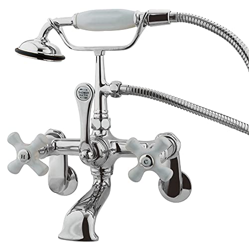 Review Kingston Brass CC60T1 Vintage Clawfoot Tub Faucet, 7-Inch Center, Polished Chrome Review Kingston Brass CC60T1 Vintage Clawfoot Tub Faucet, 7-Inch Center, Polished Chrome