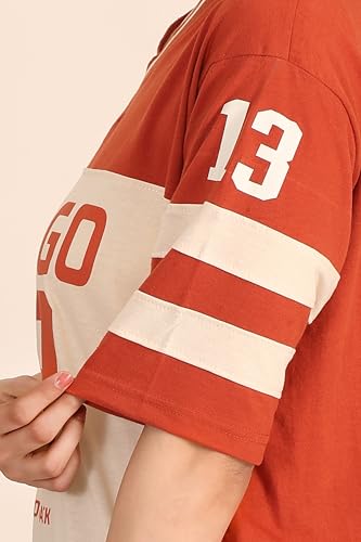 Image of BLACKSTEP Women Oversized Cotton Jersey Tshirt | Loose Fit Streetwear Casual Top | Drop Shoulder Longline T Shirt for Girls College Wear Travel Gym Daily Outfit