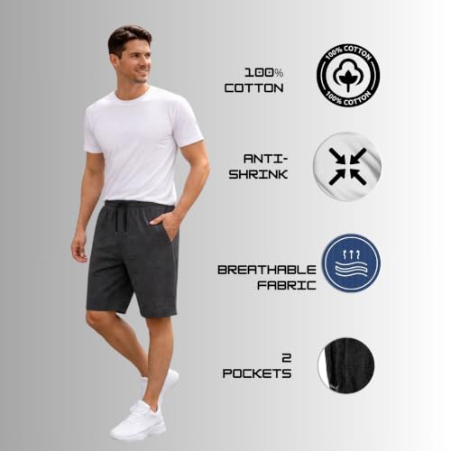 Image of KART BLACK Plus Sizes Men's Cotton Knee Length Shorts(M,L,XL,XXL,XXXL,4XL,5XL Shorts)| Casual and Night Wear Mens Shorts