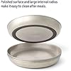 Sea to Summit Detour Stainless Steel Camp Plate, Beluga Black