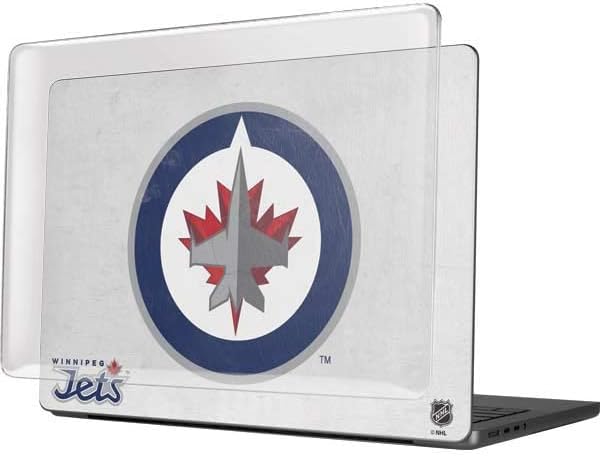 Skinit Case + Skin Compatible with MacBook Pro 14in (2021) - Officially Licensed NHL Winnipeg Jets Distressed Design