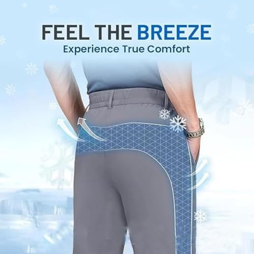 Meshirons - Ice Silk Mesh Panel Casual Pants, Mesh Cooling Pants for Men, Quick Drying Breathable with Pockets4