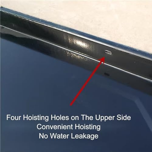 48" Air Conditioner Drip Pan - Condensate Drain Tray with Drain Hole, Essential Mini Split & Heat Pump Accessory, Prevent Water Damage, Durable & Easy to Install