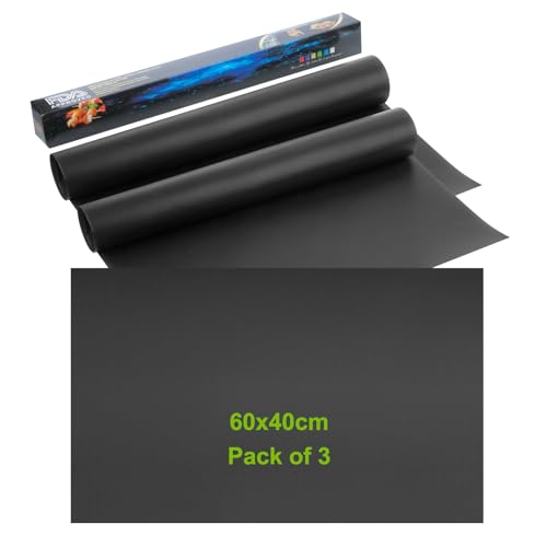 Lifhety 3er Set Backofenmatte Groß, 60x40cm Antihafte Dauerbackfolie für...
