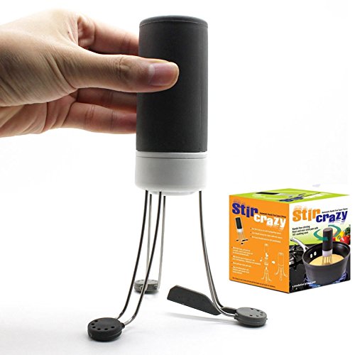Automatic Hands Free Robo Kitchen Utensil Food Sauce Auto Stirrer STIR CRAZY