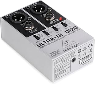 Versatile DI Functionality: Converts two unbalanced ¼" TRS inputs into balanced XLR outputs or functions as a signal splitter—ideal for guitar, keyboard, and bass applications Flexible Signal Routing: Switch between mono, stereo, or dual-amp configur...