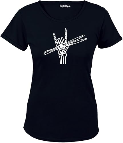 Skeleton Drummer - Ladies - T-Shirt