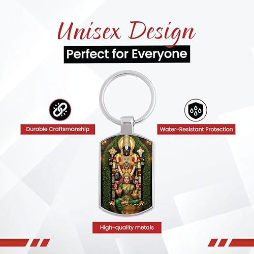 Image of Stylish Metal Keychains with Permanent Glossy Print - Inspirational Quotes & Spiritual Designs - Perfect Key chains for loved ones, Personal Use, Gifts & Return Gifts