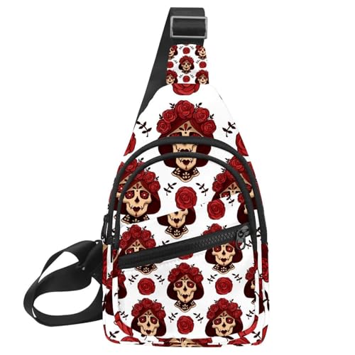 Sac à Bandoulière Omelette Bleu pour Vos Sorties | Sac à Dos Poitrine