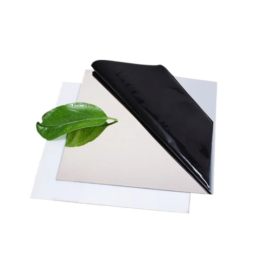 Fraomhfw 200X300x1mm 304 Mirror Stainless Steel Square Plate Thickness 0.5Mm 1Mm 1.5Mm 2Mm(200X300x1mm)