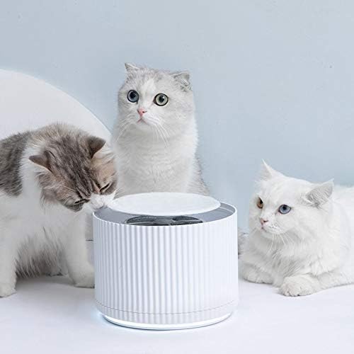 3T6B Cat Water Fountain, Cat Dog Electric Water Dispenser Pet Small Fountain Creative USB Interface Circulation Water Dispenser