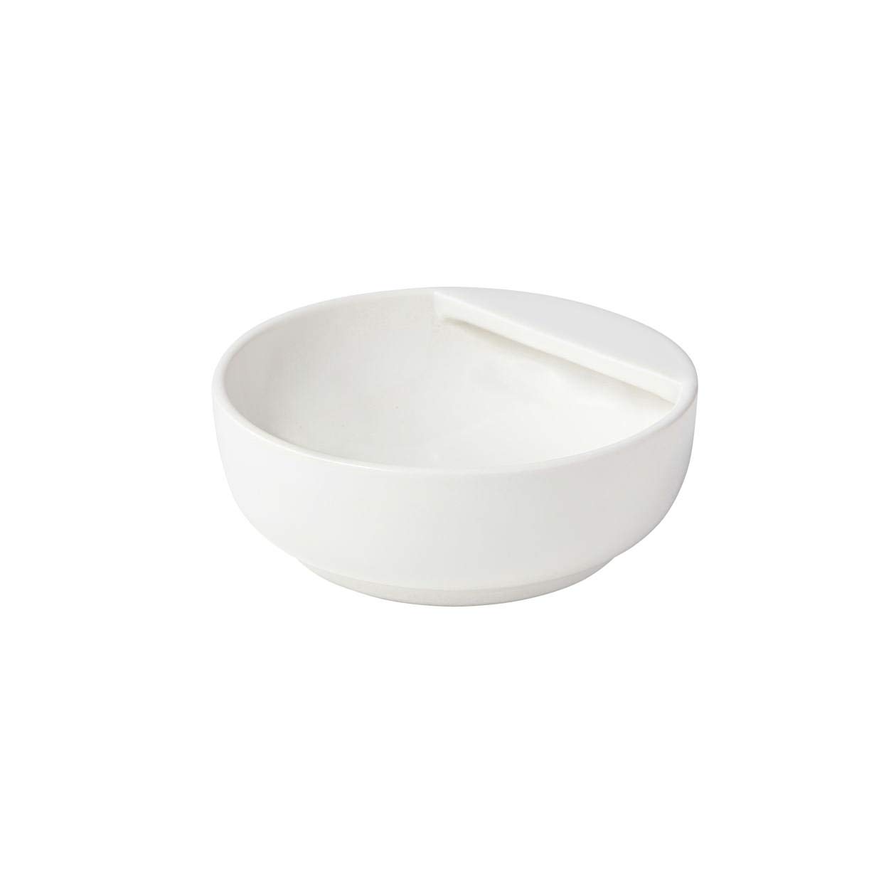 Repose-louche beige MUJI en céramique durable au fini mat élégant