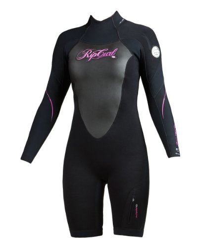 Veste de manches longues Rip Curl Dawn Patrol combinaison haut de gamme femme finition rose