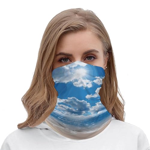 Máscara facial And White Cloud para clima frío, pasamontañas elástico tipo bufanda para cuello, a prueba de viento, banda para cabeza para hombre y mujer, para motocicleta, ciclismo, esquí y fiestas miniatura 5