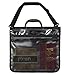 Tallit Tote Bag Rain Proof Black with Carry Handle Clear Front in Size Large 16.5