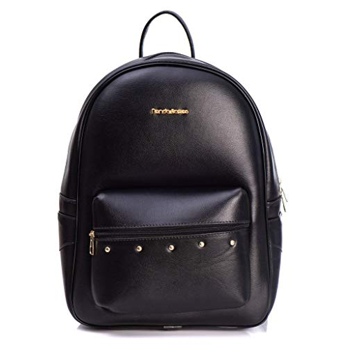 Kit Mochila Carteira Necessaire Nanda Ramos Preta