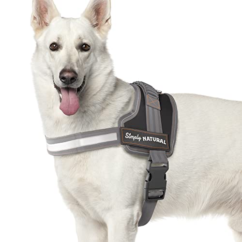 𝗧𝗵𝗲 𝗪𝗶𝗻𝗻𝗲𝗿 𝟮𝟬𝟮𝟭* Keine Pull Hundegeschirr Grosse Hunde Geschirr hund Sicherheitsgeschirr Hund Brustgeschirr Hund mit Klettverschlüssen, Reflektierendes Hundegeschirr für Hunde ohne Würgen Cover