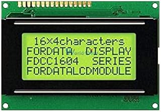 Midzoo LCD 16x4 1604 Character LCD Display Module LCM Yellow Blacklight 5V