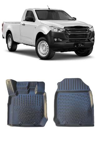 Floor Mats Liner Fits Isuzu D-Max Single Cap (2019-2024) Waterproof