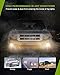 AUTOSAVER88 Fog Lights Compatible with 2002 2003 2004 Ford Focus (SVT Model Only) 2005 2006 Escape 2003 2004 Mustang (Cobra Model Only) 2002 Lincoln LS Fog Light Replacement,with 12V 42W H10 Bulbs