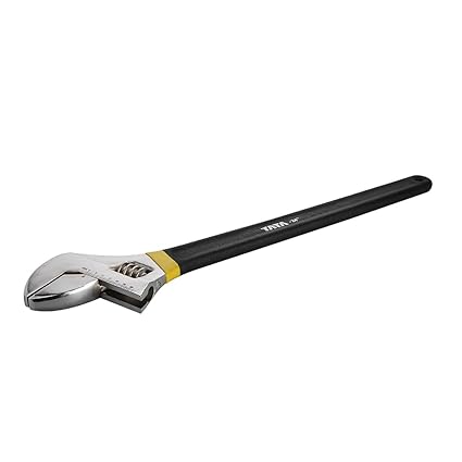 AGRICO TATA Adjustable Wrench,Rubber Sleeve (24 inch)