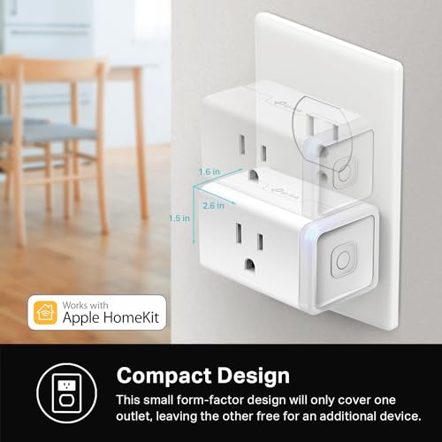 Kasa Smart EP25P2 Plug Mini 15A, Apple Homekit Supported, Smart Outlet Works thumb #3