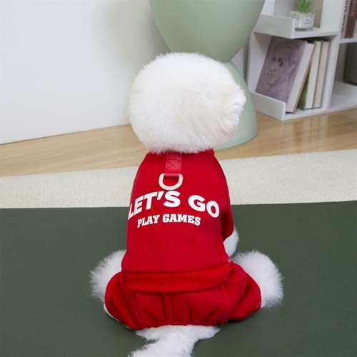 ZYHARUKO Winter-Hundemantel mit Anti-Haar-Haftung, dehnbare Beine, vollständige Abdeckung, für große Hunde, für den Außenbereich, warmer Hundeoverall mit flexiblen Kanten