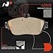 A-Premium Front Ceramic Disc Brake Pads Set Compatible with Mercedes-Benz CLA250 2014-2017, GLA250 2015-2020, B250 2013-2017, B250e 2016-2017, B Electric Drive 2014-2015 & Infiniti QX30, 4 Pcs