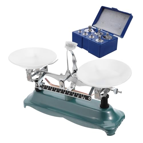 Balance mécanique 500g avec poids d'étalonnage en fer vert pour laboratoire