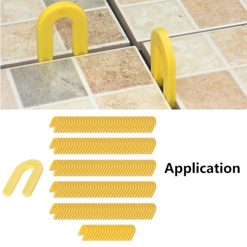 Hufeisen-Unterlegscheibe Fliesenkreuze, U Form Abstandshalter Kunststoff, Fugenabstandshalter für Fliesennivellierer Abstandshalter (300*Blau)