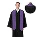 DXITROMI Graduation Stole 2026 - Purple Leopard print fashion Flattened Nursing Teacher Graduation Sash for College High School Grad Sash