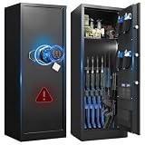 8-12 Gun Safe for Rifles and Pistols, Rifle Safes for Home...