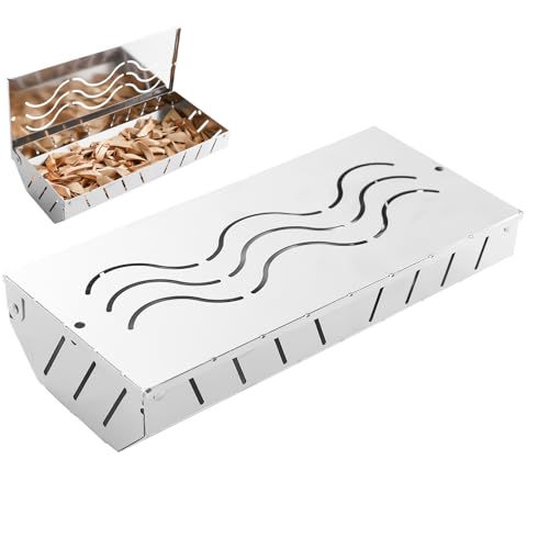 para ahumar – Accesorios para barbacoa | Barbacoa de carbón vegetal con tapa – Accesorio para barbacoa de carbón vegetal con tapa, cuenco de acero inoxidable – Soporte para carbón vegetal para