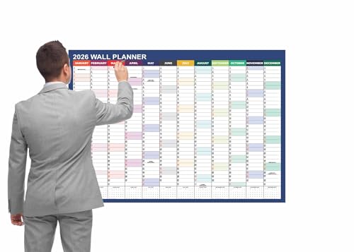 2026 Wall Planner Uk A1 Wall Planner Calendar 2026 Yearly La