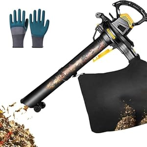 Lmyydes 3800W Gartensauger Laubsauger Häcksler