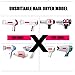 2PCS (Special for Hair Barber Shop,Not for Most of Home Hair Dryer)4.5cm Plastic Salon Hair Dryer Nozzle Replacement Narrow Concentrator