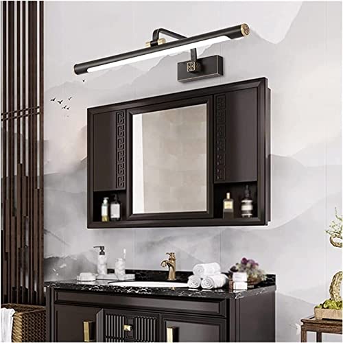 Aplique de pared LED moderno en cobre de 57cm para iluminación de espejo de baño 2
